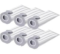 6 Sacchetti compatibili in microfibra per Aspirapolvere Folletto VK7 e VK7S filtraggio a 5 strati antipolline antiacaro per pelo animali e guarnizione in gomma per un'aspirazione perfetta