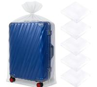 6 Sacchetti Extra Large in Plastica Trasparente,100 x 152cm Enormi Sacchetti di Plastica Piatti per Bagagli,Sacchi Trasparenti Grandi,Borse di Stoccaggio Extra Large,Sacco Trasloco per Sedie Vestiti