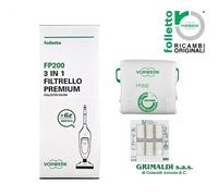 6 SACCHETTI E 6 PROFUMI ASPIRAPOLVERE VORWERK FOLLETTO VK200 220 01138 ORIGINALE