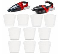 6 sacchetti per aspirapolvere compatibili con Einhell Power X-Change TE-VC 18 Li-Solo & TE-HV 18/06 Li-Solo, sacchetti filtro di ricambio per aspirapolvere a mano a batteria (6)