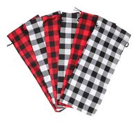 6 sacchetti regalo per vino, sacchetti per bottiglie di vino scozzesi con