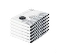 6 Sacchetti sottovuoto per Indumenti,Sacchetti sottovuoto riutilizzabili per Biancheria da Letto,Vestiti,piumoni,materassi,Tende e Viaggi(70 * 50cm)