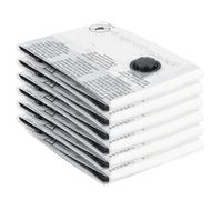 6 Sacchetti sottovuoto per Indumenti,Sacchetti sottovuoto riutilizzabili per Biancheria da Letto,Vestiti,piumoni,materassi,Tende e Viaggi(100 * 80cm)