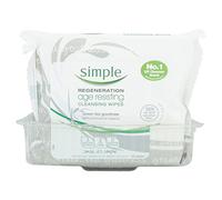 6 salviette detergenti semplici per rigenerazione, resistenti all'età, 25 secondi.