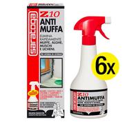 6 SARATOGA Z10 ANTIMUFFA SPRAY RIMUOVI ELIMINA MUFFA ALGHE 500ML SPRAY ANTIMUFFA