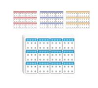 6 schede di collegamento per monitoraggio visivo per bambini, sviluppo cognitivo, strumento di allenamento delle abilità motorie, modello a punti, scheda di collegamento per tracciamento visivo