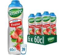 6 sciroppi fragola senza zucchero tè