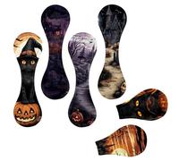 6 segnalibri a Y per cimitero di Halloween, per donne e uomini, segnalibri magnetici piegati per libri per amanti dei libri, studenti, insegnanti, lettura 9,9 x 3 cm