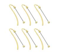 6 segnalibri con perline fatti a mano, segnalibro con perline e ganci creativi