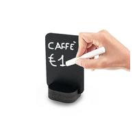 6 Segnaprezzi Mini Lavagna in Forex Nero 7x10 oppure 10x15 cm Ardesia Segnaposto