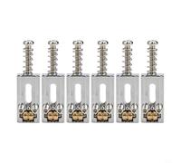 6 selle a rullo per chitarre elettriche, per migliorare il tono e la macchia SuFor per modelli St per TL (argento)