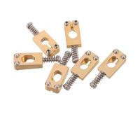 6 sellette per ponte per chitarra: perni con foro rotondo per basso elettrico e