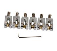 6 Sellette Tremolo A Rulli Con Chiave Per Chitarra Elettrica St Tl Colore Cromato