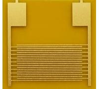 6 sensori di umidità biologica a matrice di capacità di elettrodi interdigitali flessibili in poliimmide da 0,1 mm