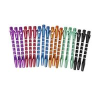 6 set/18 pezzi 53 mm alluminio freccette alberi, 6 colori 2Ba dimensioni filettatura media lunghezza