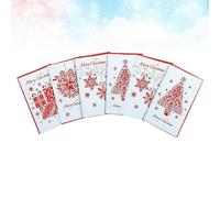 6 Set Cartolina Auguri Biglietto Di Biglietti D'auguri Decorazioni Per Feste