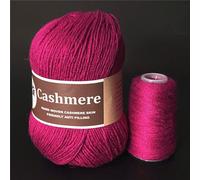 6 Set Cashmere Pettinato di Lana Fuzzy Mano Lavoro a Maglia Gancio Qualità Filo