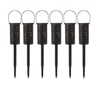 6 Set di Luci Solari da Giardino Lampada Solare a LED con Accensione/spegnimento Automatico Impermeabile IP44 per la Decorazione della Passerella del Patio All'aperto