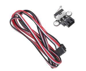 6 Set Interruttore Finecorsa Meccanico con Cavo per Stampante 3d Nero | Modello con Cavo, ABS e Filo di Rame, Attivazione Silenziosa, Design Monoblocco per Uso Tecnico