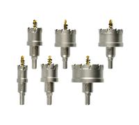 6 set parziale di seghe a corona di diamanti 22-65 mm + valigia alu