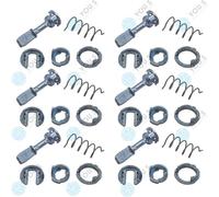 6 Set You.S Originale Chiusura Cilindro Anteriore Destro per VW Golf IV - Nuovo