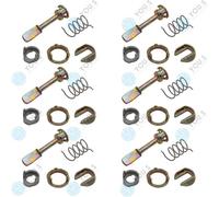 6 Set You.S Originale Porta Blocco Cilindro Serratura Frontale SX per Seat VW