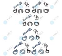 6 Set You.S Riparazione Porta Blocco Anteriore Sinistra Dx per BMW 3 Compatto