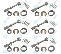 6 Set You.S Serratura Cilindro Anteriore Sinistra per Seat Inca - 6K4837223A