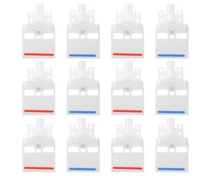 6 Sets Beccuccio Erogatore Acqua Calda Fredda Valvole Di Plastica