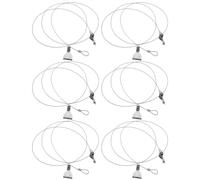 6 Sets Filo Per Appendere Quadri Attaccaglie Ganci Resistenti Kit Appeso Parete