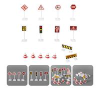 6 Sets Segnali Stradali Giocattolo Per Bambini Giocattoli Educativi