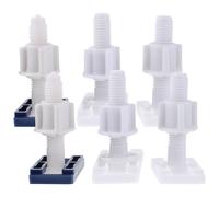 6 Sets Viti Per Sedili WC in Plastica Bulloni Della Cerniera Sedile