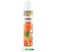6 shampoo Batist Dry Tropical - Shampoo secco pulisce i capelli in pochi minuti senza acqua, profumo di cocco e di frutta della passione 200 ml + portachiavi Beni Culinari gratuito