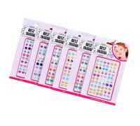 6 Sheets Adesivo Unghie Decalcomanie Per Adesivi Di San