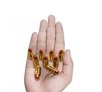 6 Sided Dice Set,6 Sided Dice Set Alloy Dice with Black/Red Printing Number - Innovative Bullet Dice Set Decoration, Dice Games for Family Poker Party, Board Game