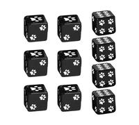 6-Sided Display Decoration, Board Game Dice, Play Board Game Dice Kitten Paw Theme - for Camping Home Picnic Dormitory Travel Family Friends Teens Adults Beginners
