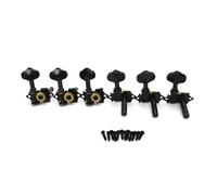 6 sintonizzatori per chitarra elettrica in metallo, per tuning di chitarre elettriche, con texture in metallo, per voci precise, accordatore acustico