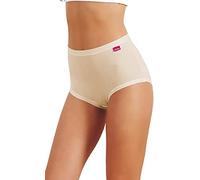 6 slip alto culotta da donna in cotone e modal Art. 787 colore Cipria misure anche calibrate - JADEA (8 (3XL))