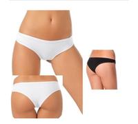 6 SLIP BRASILIANA DONNA JADEA ART. 502 VITA BASSA COTONE ELASTICIZZATO INTIMO