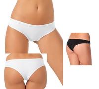 6 slip brasiliana donna taglio laser in cotone JADEA art. 8001