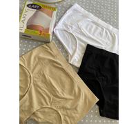 6 SLIP CULOTTE MUTANDA IN MICROFIBRA DONNA VITA ALTA NON SGAMBATA ILARY 050