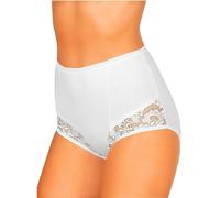 6 Slip da donna culotte maxi vita alta elasticizzato in cotone elastico Jadea 06