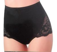 6 Slip da donna culotte maxi vita alta elasticizzato in cotone elastico Jadea 07