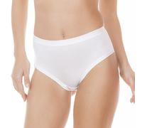 6 Slip da donna vita alta midi cotone modal elastico Jadea 786 elasticizzato