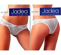 6 Slip Jadea Tulle Pizzo Art 1514 Brasiliana Bianco 2 3 4 Tanga Mutande SARANI