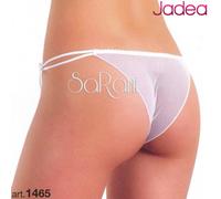 6 Slip Jadea Tulle Pizzo Romantica Art. 1465 Tanga Bianco Nero 2 3 4 Intimo