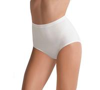 6 Slip Maxi Donna Vita Alta l'altra COTONELLA Art. 3941 Cotone Elasticizzato (Bianco, 8)