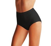 conella 6 Slip Maxi Donna Vita Alta l'altra COTONELLA Art. 3941 Cotone Elasticizzato (Nero, 4)