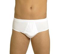 6 SLIP MEDIO UOMO AXIOM 100 IN COTONE FILO DI SCOZIA (5, Bianco)