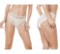 6 slip da donna pizzo JADEA 791 cotone elasticizzato bielastico nero bianco alta